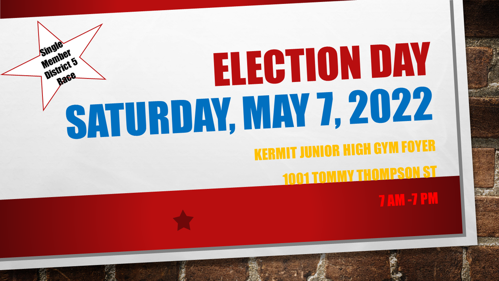 Election day May 7 2022