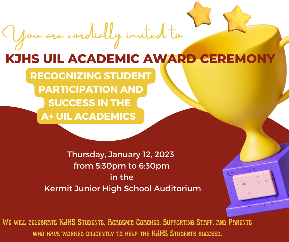 KJHS UIL Academic Award Cermony
